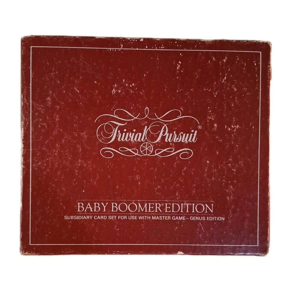 Trivial Pursuit Baby Boomer Edition Card Set - Vintage 1983